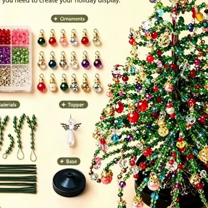 Handmade Beaded Christmas Hat Christmas Tree