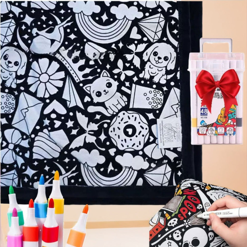 ComfyCanvas™ Couverture à Colorier